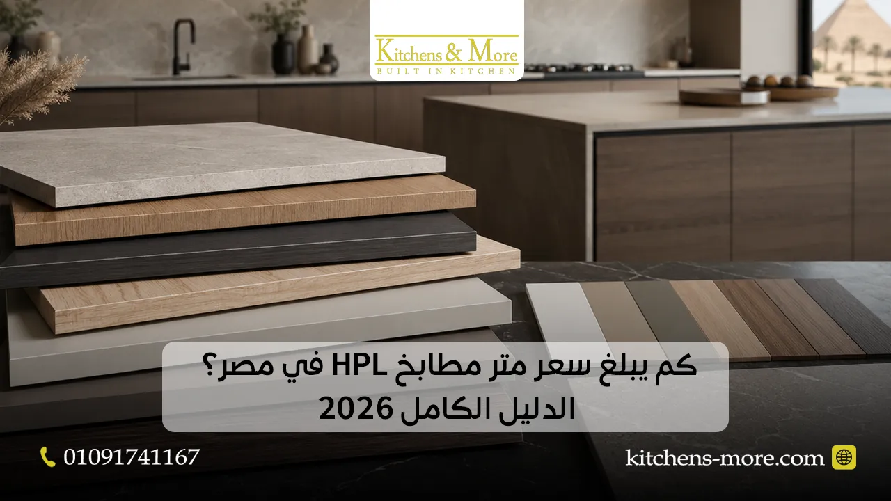 كم يبلغ سعر متر مطابخ HPL في مصر؟ الدليل الكامل 2026